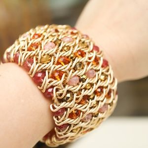 Crystal Bead Bracelet